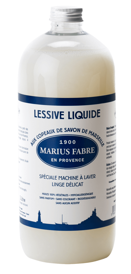 Lessive liquide aux copeaux de savon de Marseille 1 L