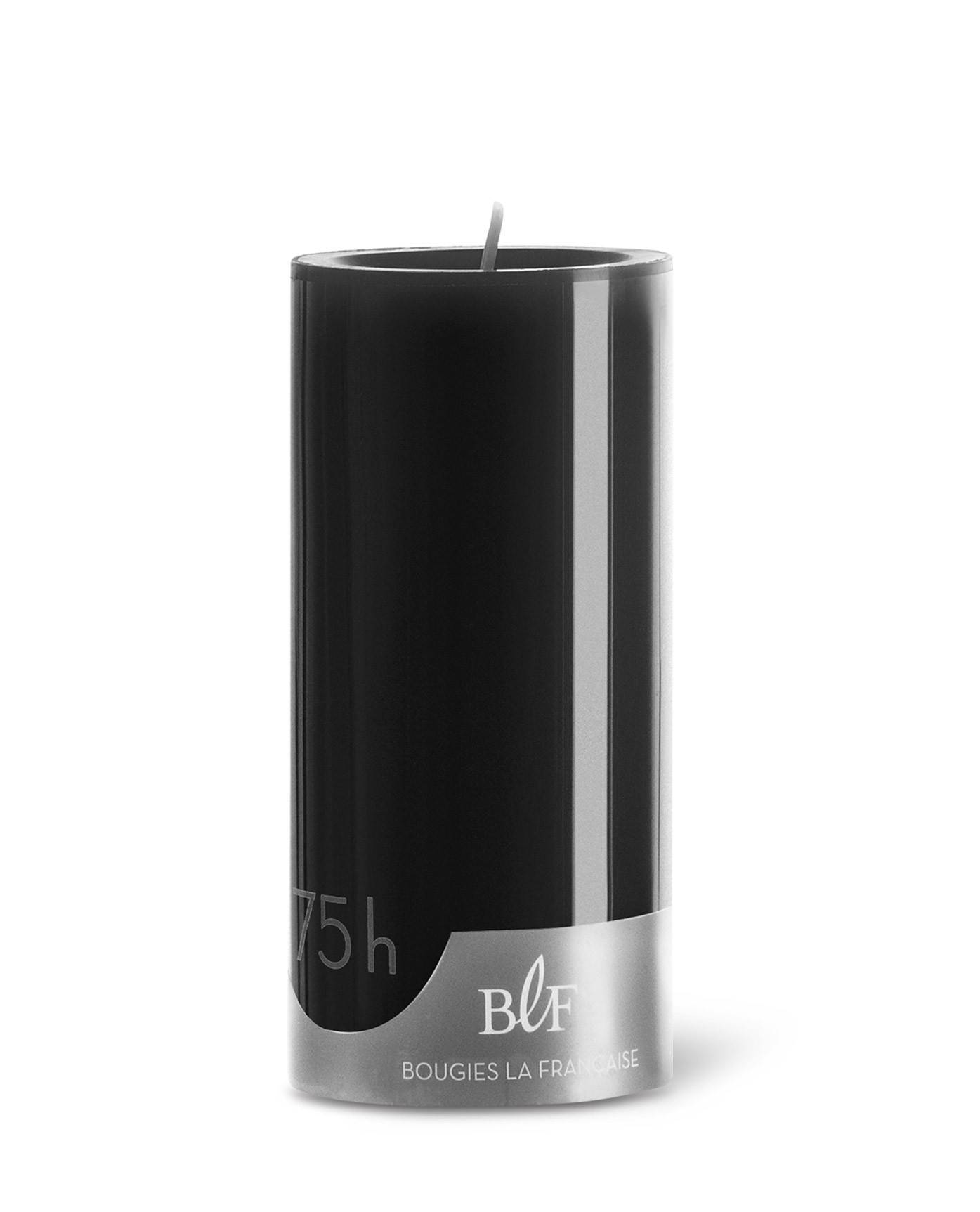 Bougies la Française - Bougie cylindrique ø7 x H15 cm noir - Imagen 1