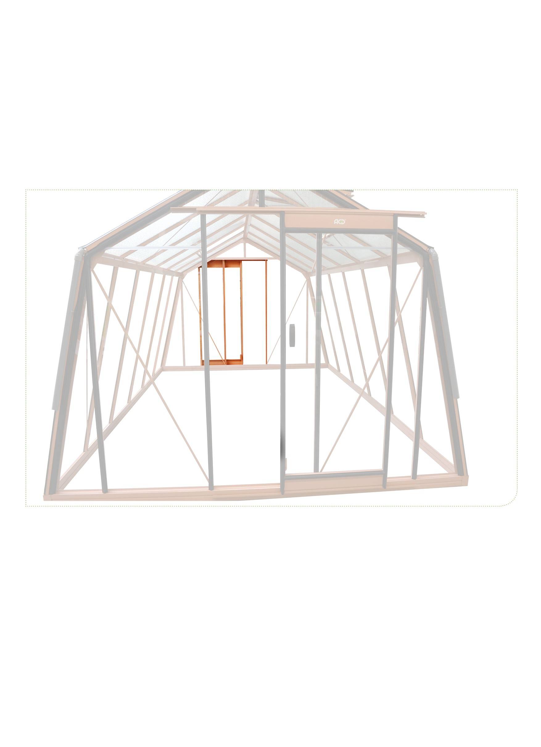 ACD Pro - Porte supplémentaire SN3 aluminium - L.185,2 x l.96,7 cm - Image 1