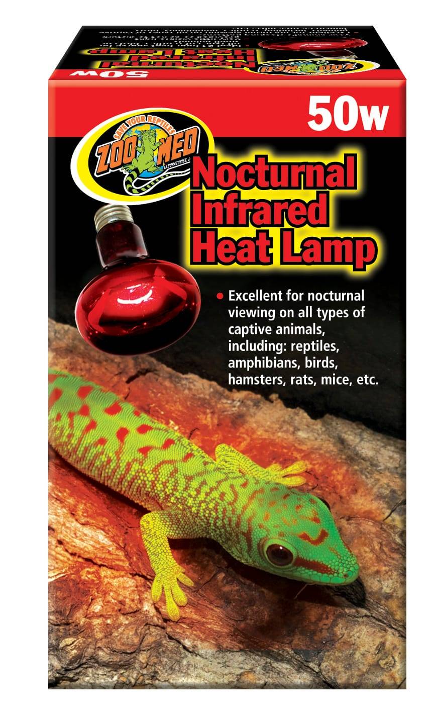 Zoomed - Lámpara Calefactora Infrarroja 50W RS50 - L.6,4 x l.6,4 x H.10,2 cm