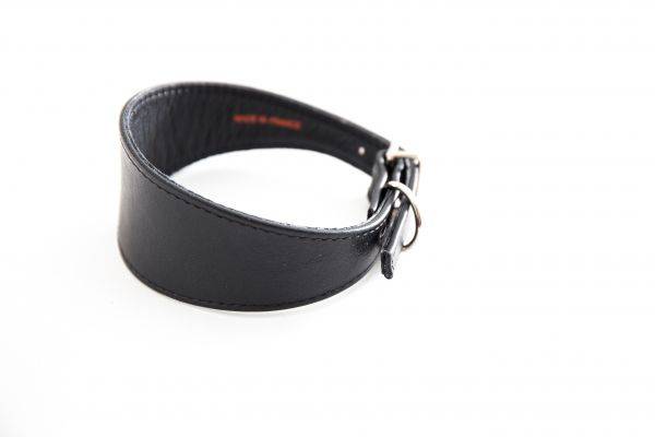 Smooz - Smooz - Collier en cuir pour Whippet Noir 34 cm - Imagen 1