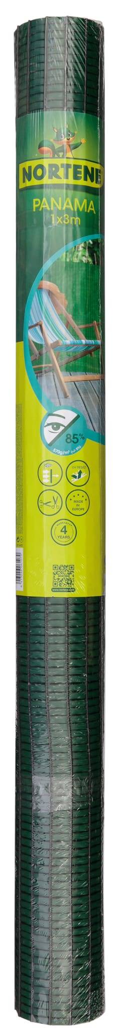 Nortène - Brise-vue écran rigide plastique Vert 1x3m – NORTENE