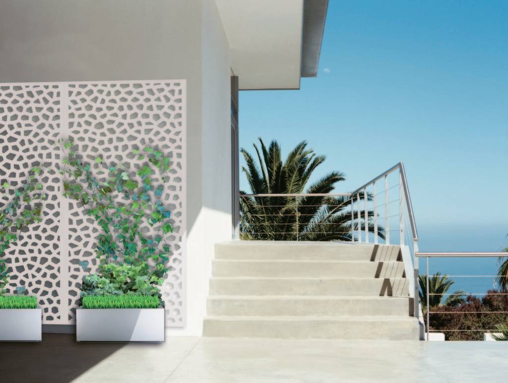 Nortène - MOSAÏC 1x2m BL x5 (Panneau) Panneaux décoratif PP Blanc 1x2m - Imagen 2