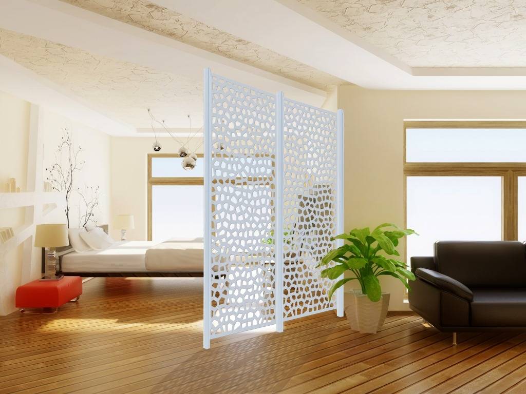 Nortène - MOSAÏC 1x2m BL x5 (Panneau) Panneaux décoratif PP Blanc 1x2m - Imagen 1