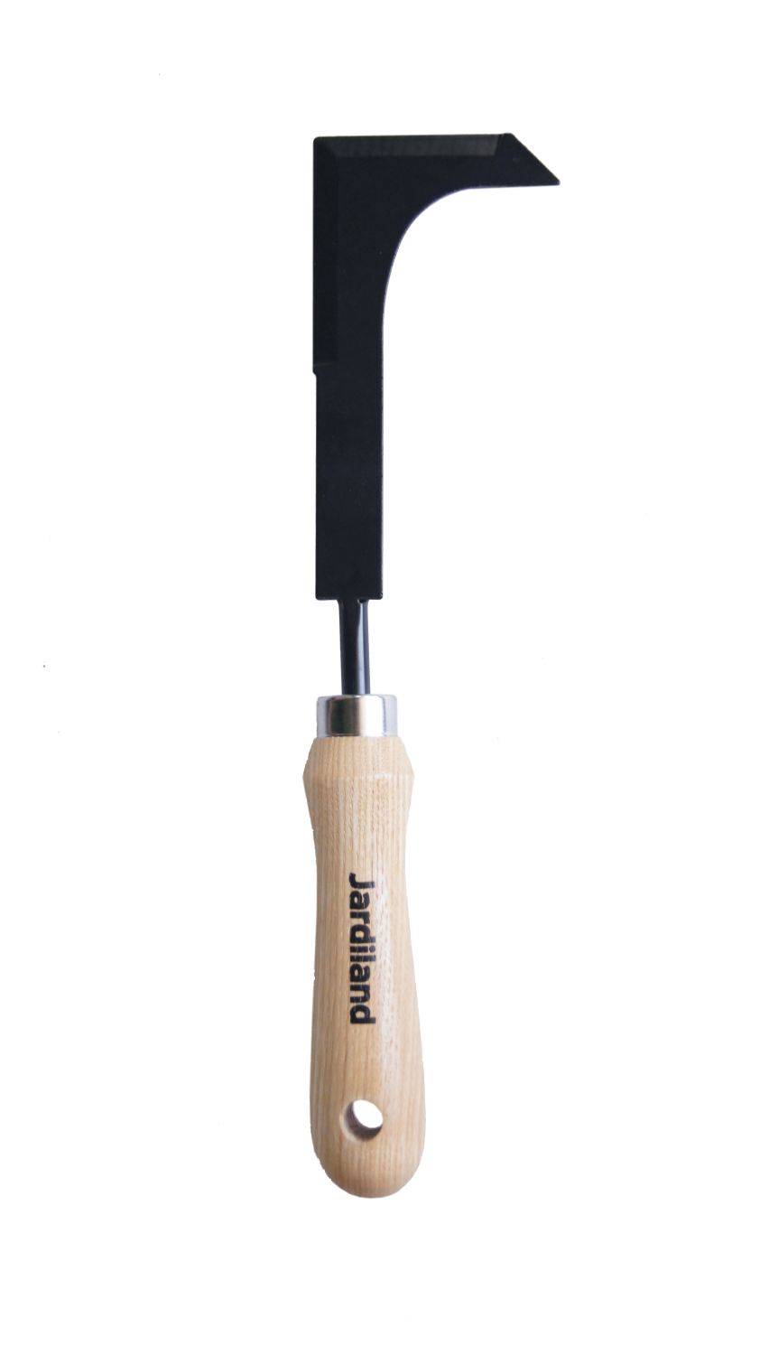 Cuchillo desherbador con mango de madera