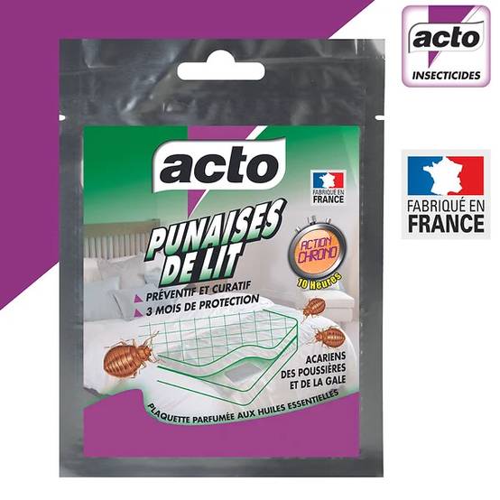Acto - Plaquette Punaises de Lit et Acariens - ACTO - Image 3