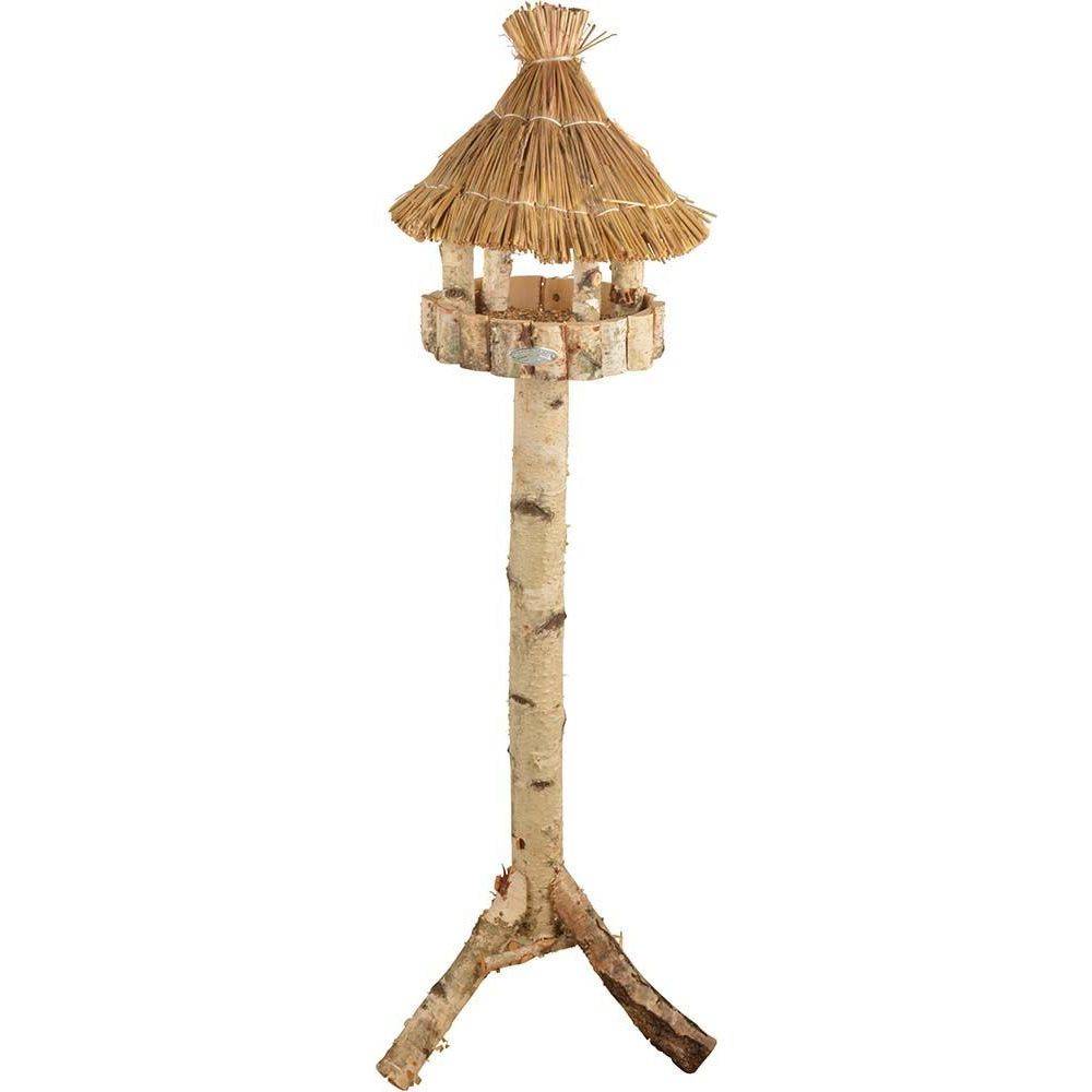 Mangeoire en bouleau rond beige H.147 cm L.41 cm P.41 cm - Best for birds - Imagen 2