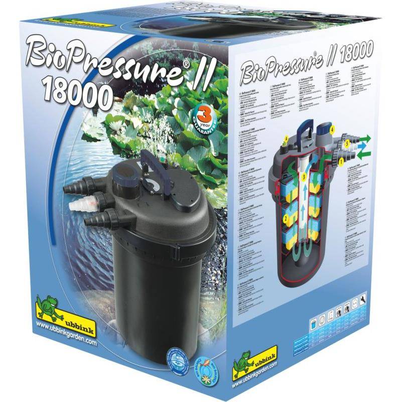 Ubbink - Filtration à pression pour bassin de jardin Biopressure II 18 000 - Ubbink - Imagen 3