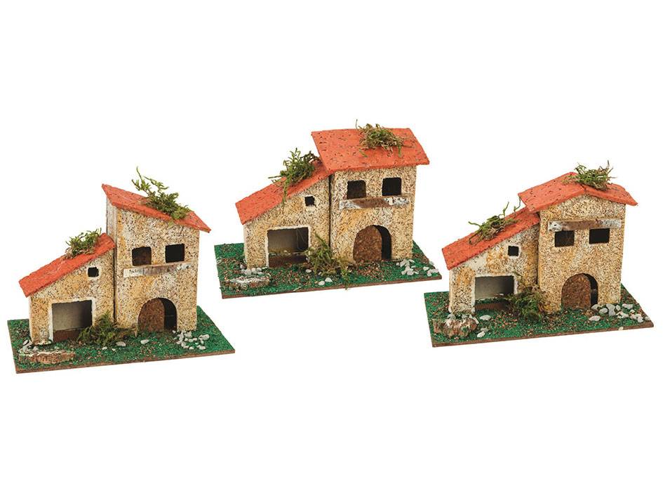 Oliver - Casas Rurales para pueblo en miniatura L.15,80 x An.9,20 x Al.12 cm