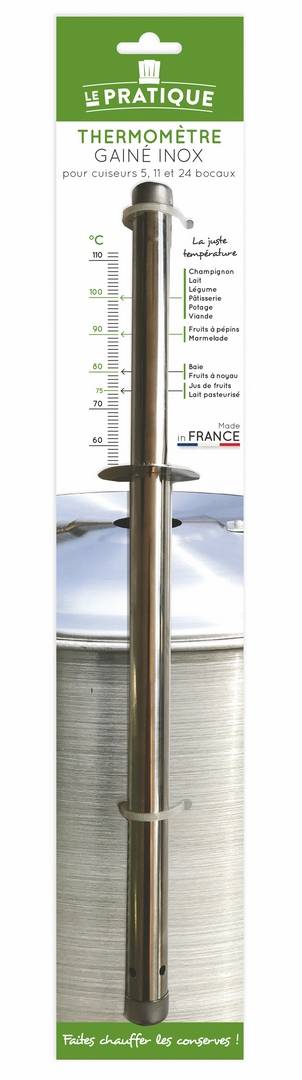 LE PRATIQUE - Termómetro Enfundado Inox - LEPRATIQUE