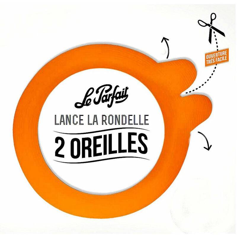 Le Parfait - Rondelle universelle 2 oreilles Ø 8,5 cm sachet 10 - LE PARFAIT - Imagen 2