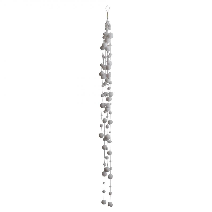 Peha - Peha - Grappe de boules de neige ouate blanc 150 cm