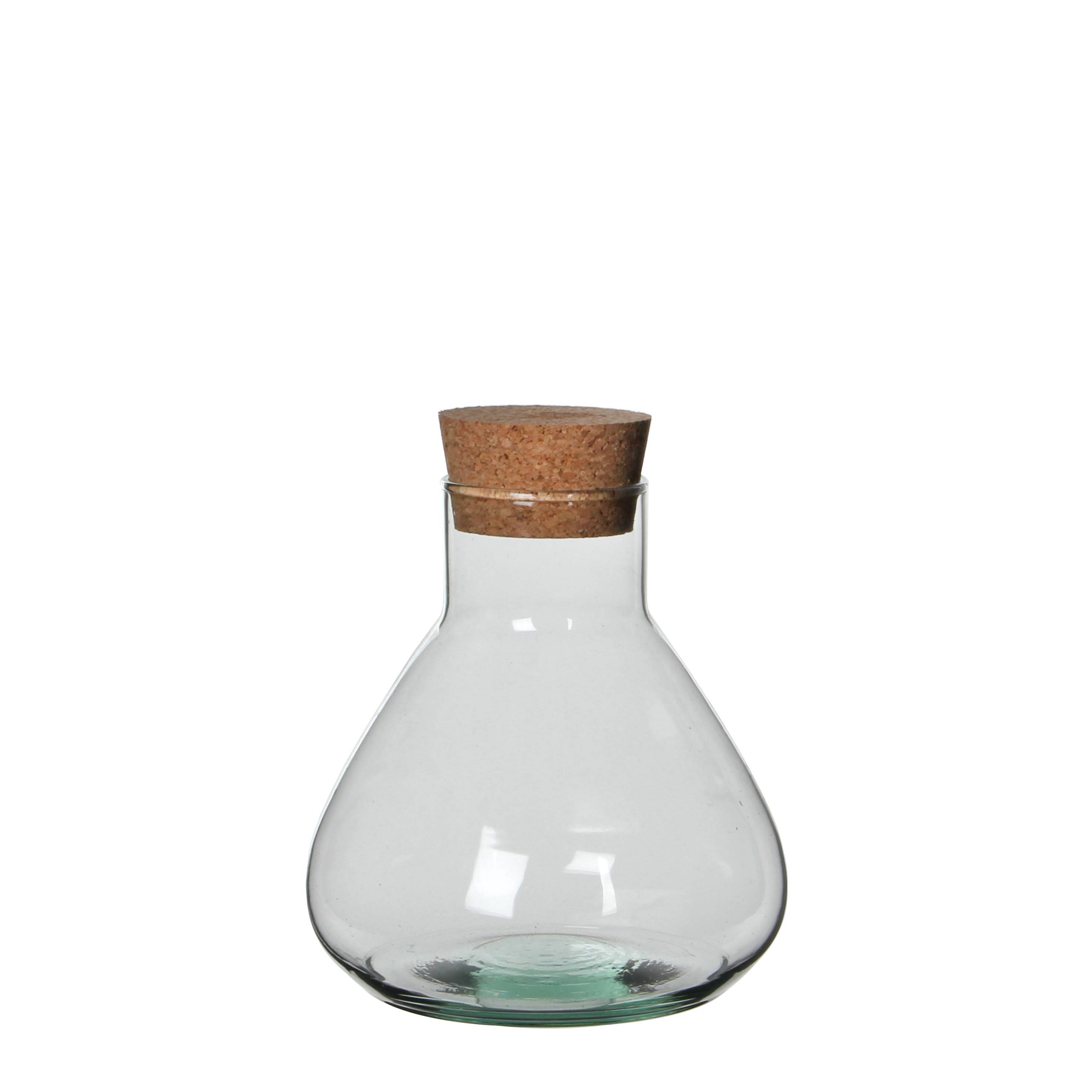 Mica Decorations - Bocal Emily Verre Transparent Ø 17 cm H 18 cm – MICA
