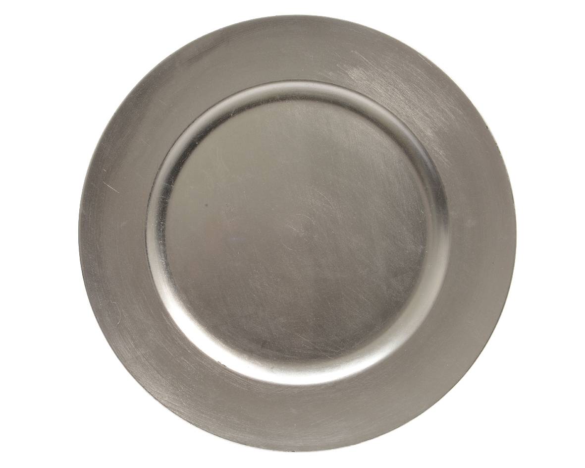 Kaemingk - Kaemingk - Dessous d'assiette décoratif plastique Argent Ø.33 cm - Image 2