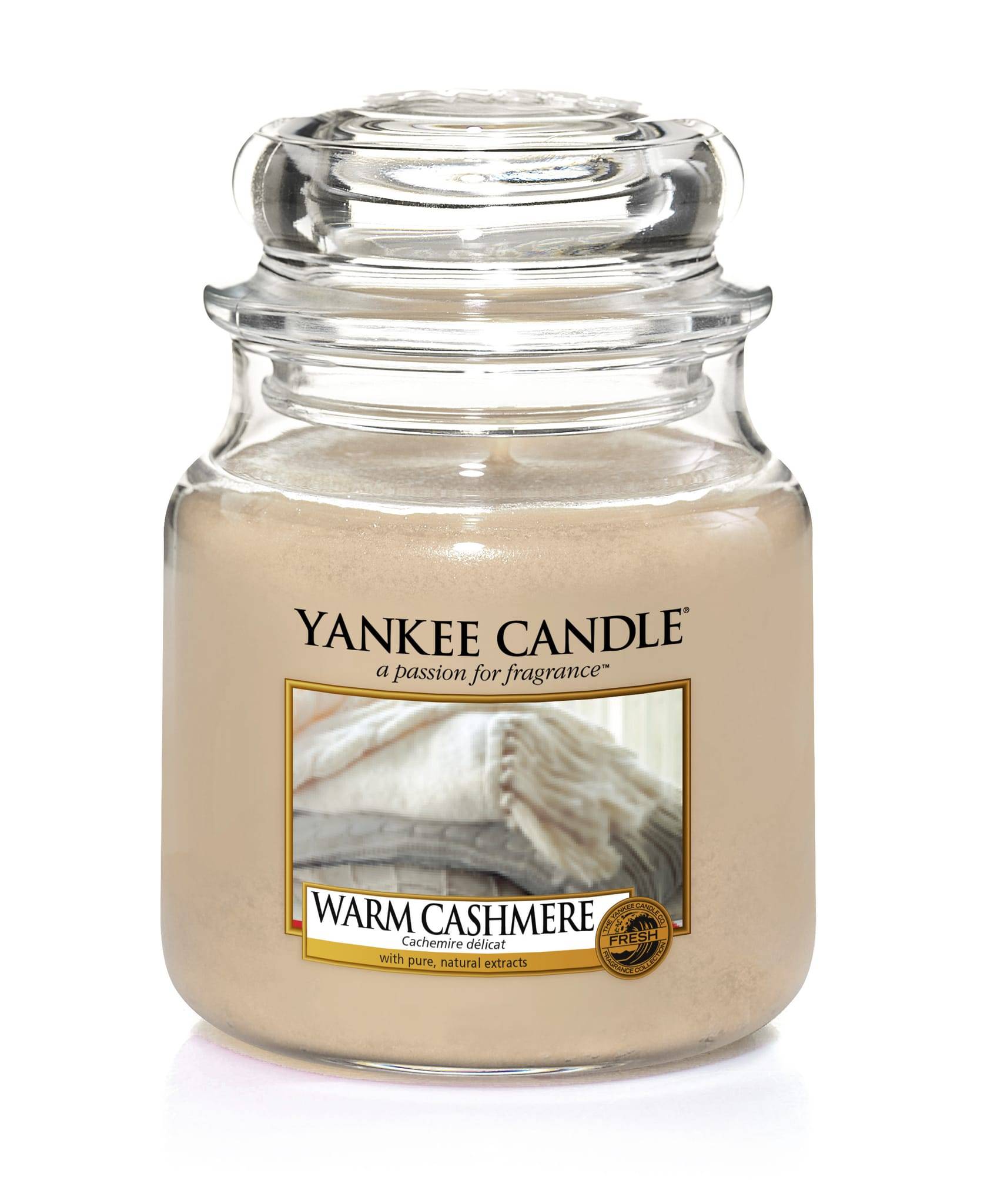 Yankee Candle - Bougie cachemire délicat moyenne jarre