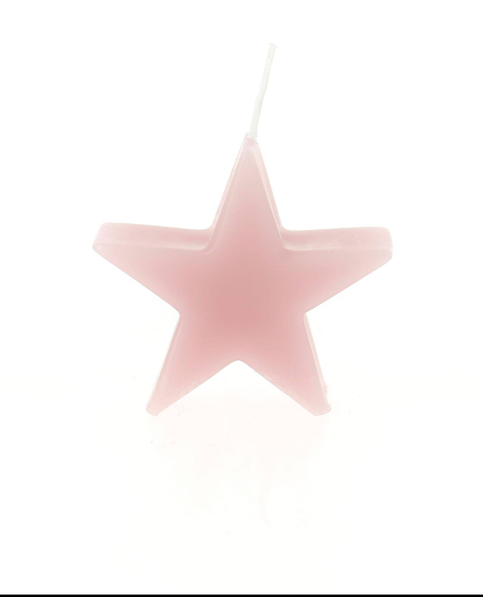 Bougies la Française - Bougie étoile rose poudre
