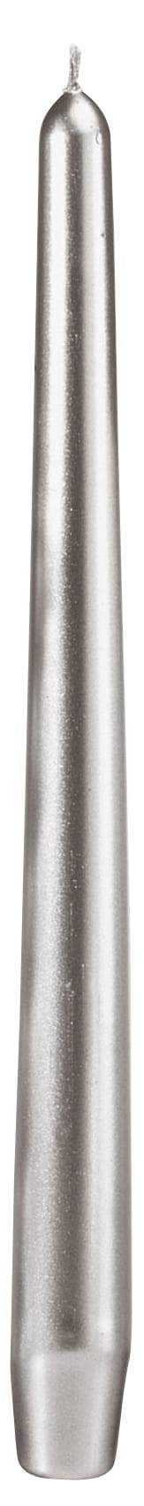 Bougies la Française - Bougie flambeau 29 cm argent