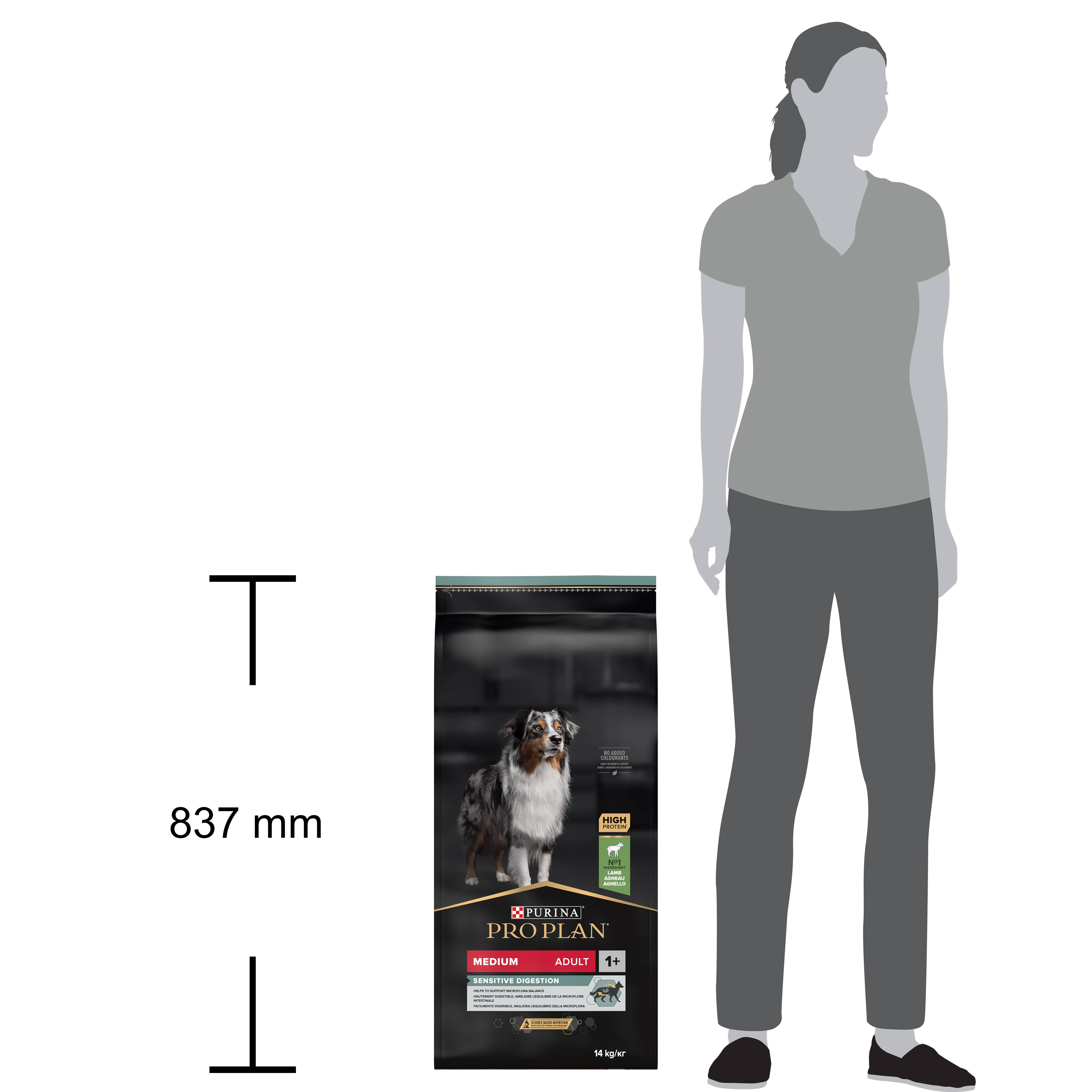 Purina Pro Plan - Croquettes chien Medium Adulte Sensitive Digestion Agneau 14 kg - PRO PLAN - Imagen 4