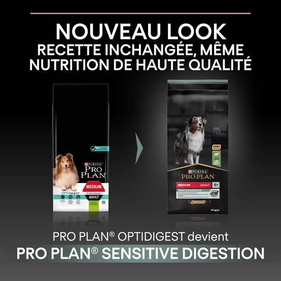 Purina Pro Plan - Croquettes chien Medium Adulte Sensitive Digestion Agneau 14 kg - PRO PLAN - Image 7