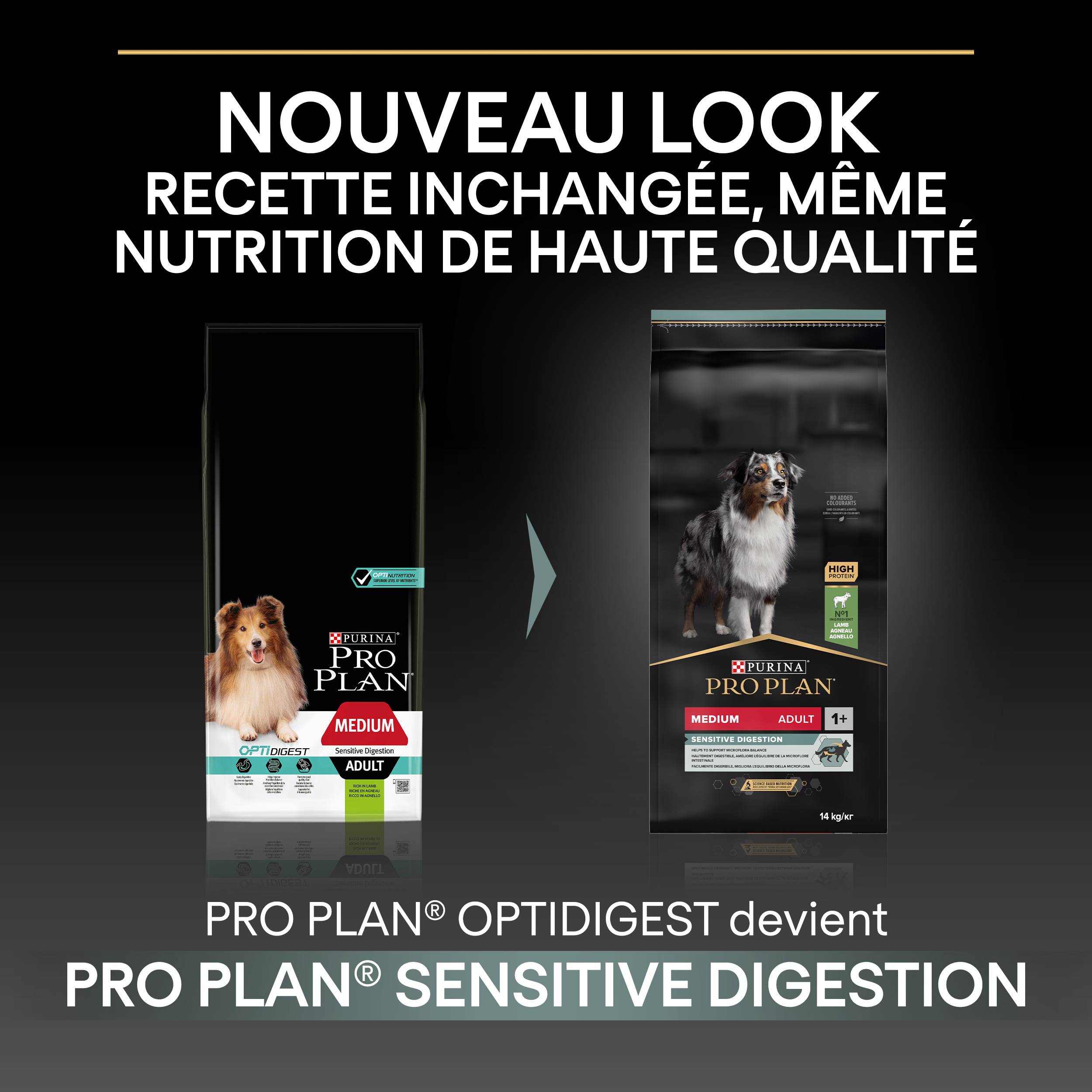 Purina Pro Plan - Croquettes chien Medium Adulte Sensitive Digestion Agneau 14 kg - PRO PLAN - Imagen 7