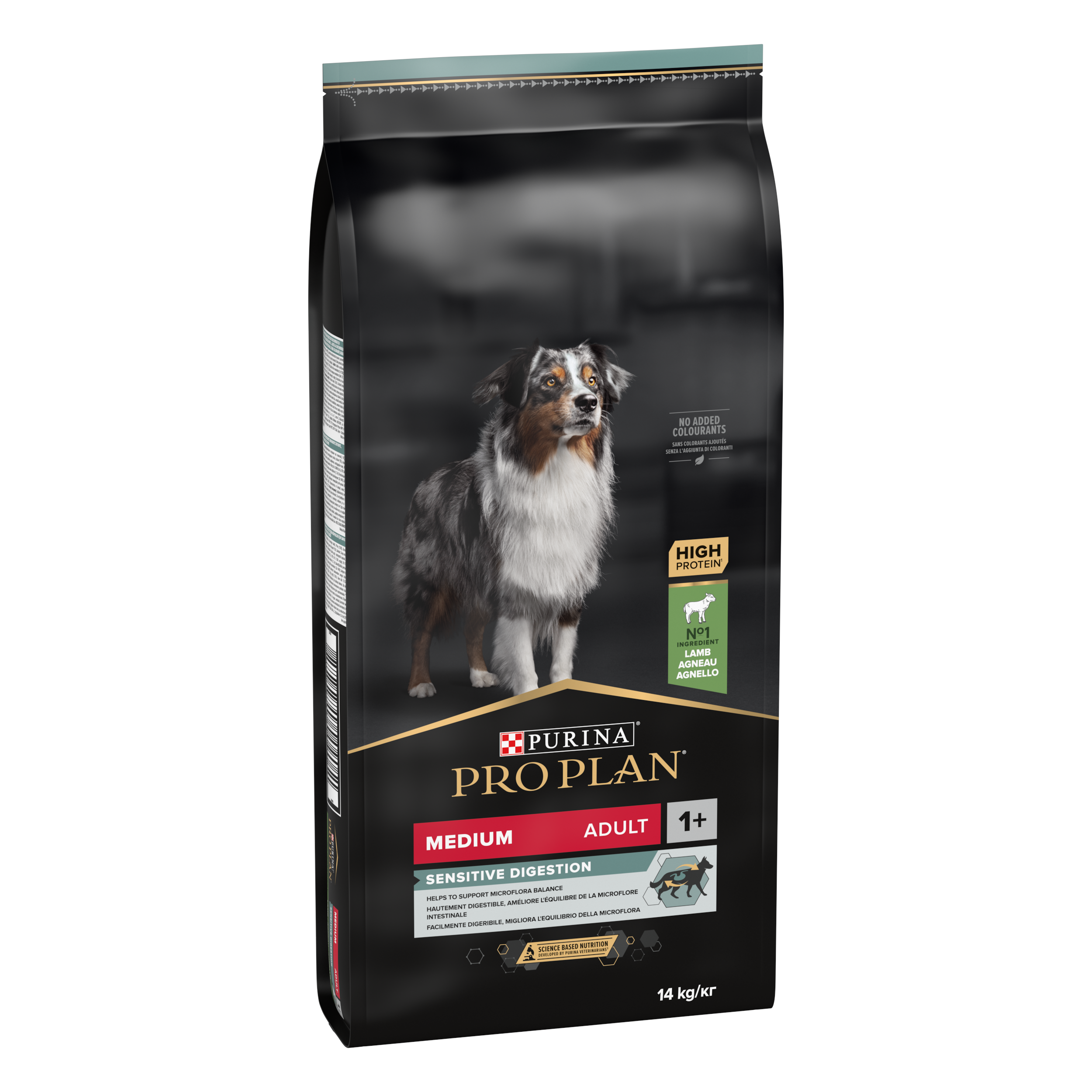 Purina Pro Plan - Croquettes chien Medium Adulte Sensitive Digestion Agneau 14 kg - PRO PLAN
