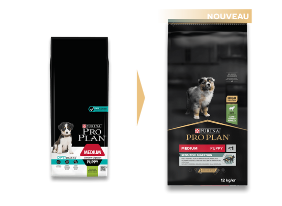 Purina Pro Plan - Croquettes chiot Medium Sensitive Skin Agneau 12 kg - PRO PLAN - Image 10