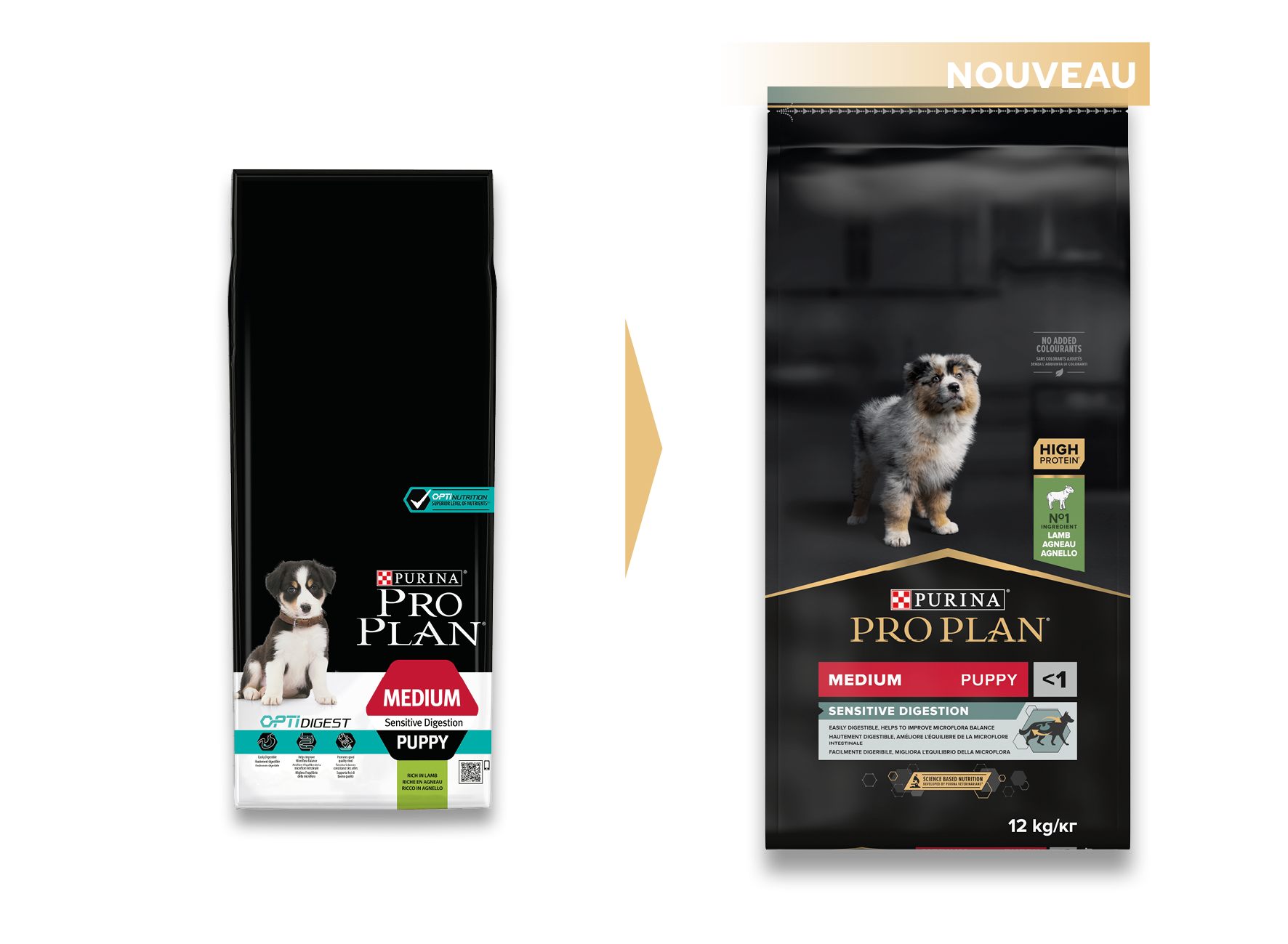 Purina Pro Plan - Croquettes chiot Medium Sensitive Skin Agneau 12 kg - PRO PLAN - Image 10