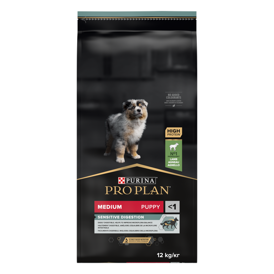 Purina Pro Plan - Croquettes chiot Medium Sensitive Skin Agneau 12 kg - PRO PLAN - Image 16