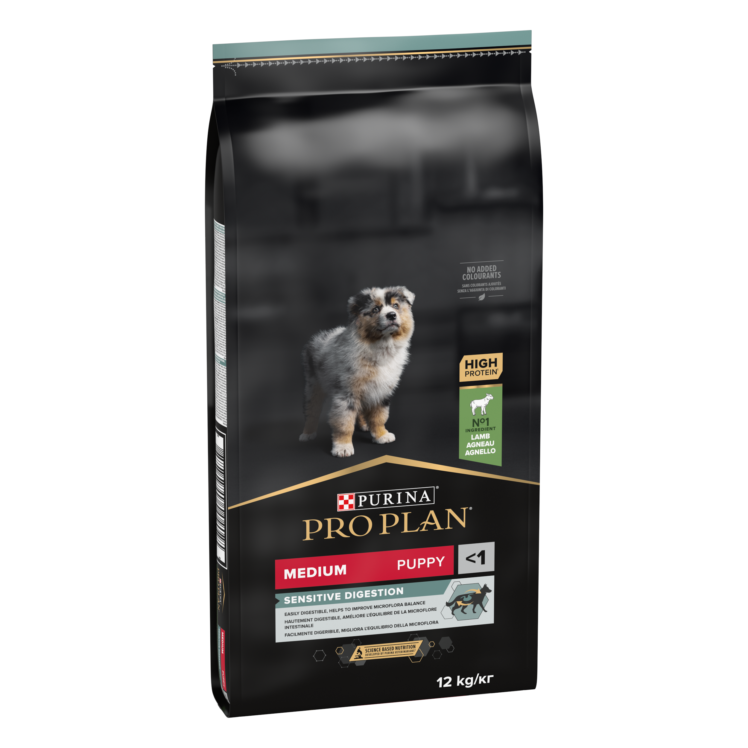 Purina Pro Plan - Croquettes chiot Medium Sensitive Skin Agneau 12 kg - PRO PLAN - Image 1