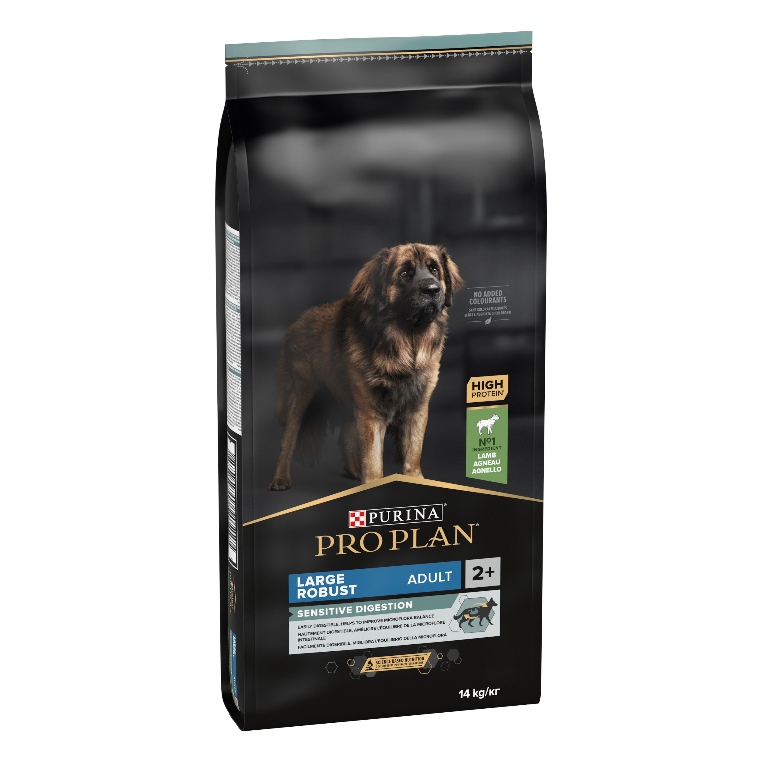 Purina Pro Plan - Croquettes chien Adulte Large Robuste Sensitive Digestion Agneau 14 kg - PRO PLAN
