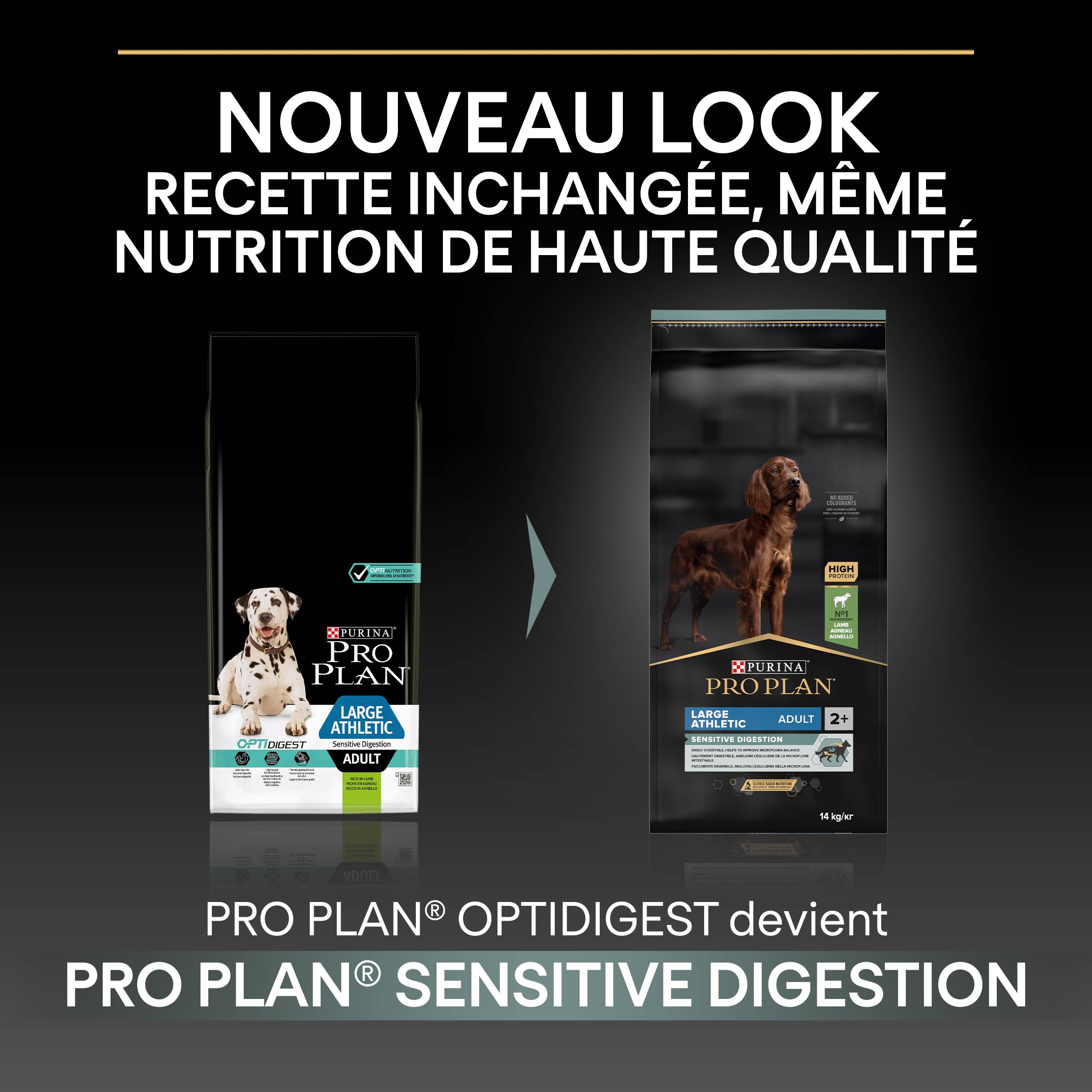 Purina Pro Plan - Croquettes chien Adulte Large Athletic Sensitive Digestion Agneau 14 kg - PRO PLAN - Image 7