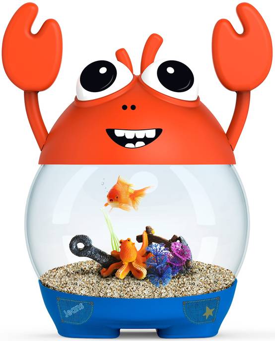 Agrobiothers - My Aquarium Crab Orange - L.29,3 x l.24,7 x H.36,2 cm - Image 2