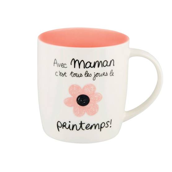 Derrière la Porte - Mug Leman Avec maman en porcelaine + boite
