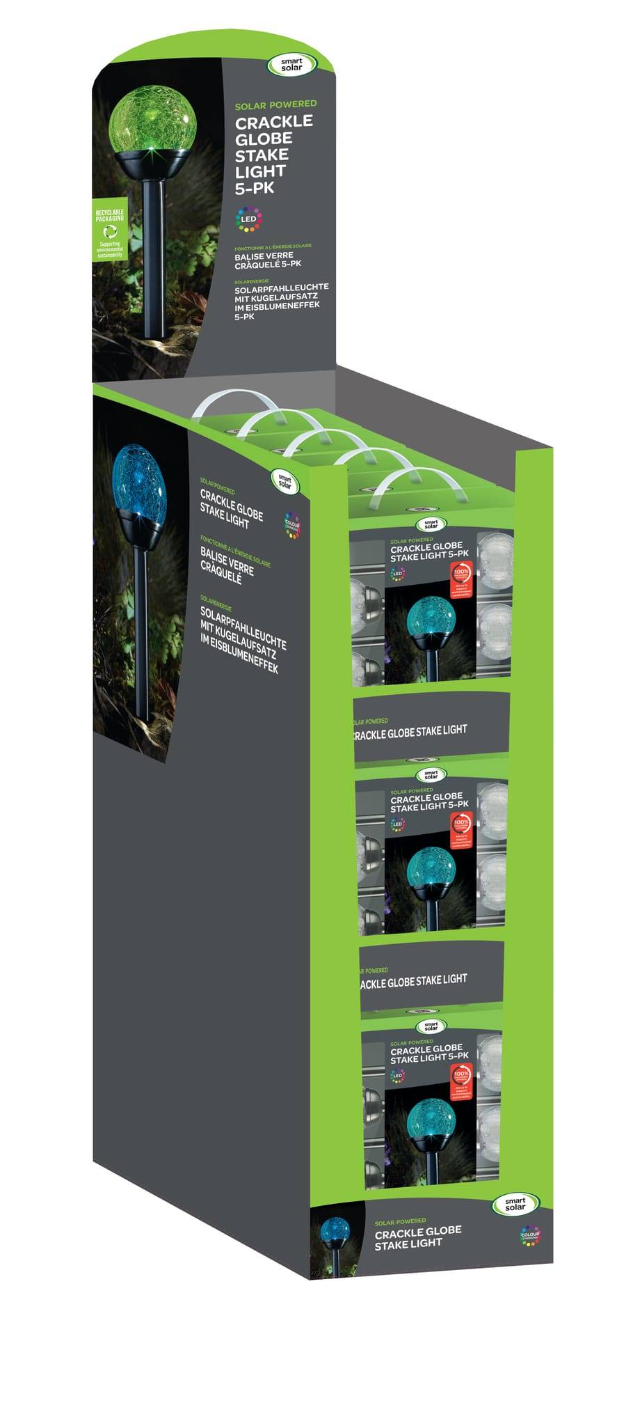 Smart Garden - Paquete de 5 balizas solares - SMART GARDEN