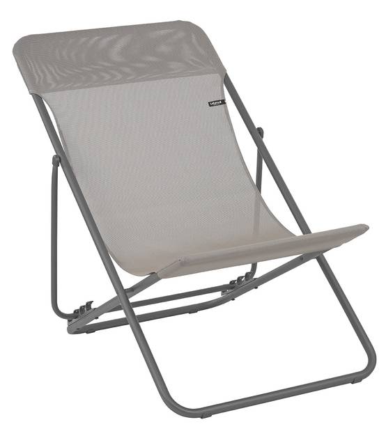 Lafuma-Mobilier - Maxi transat Batyline coloris Terre - L.94 x l.62 x H.83 cm - Image 1