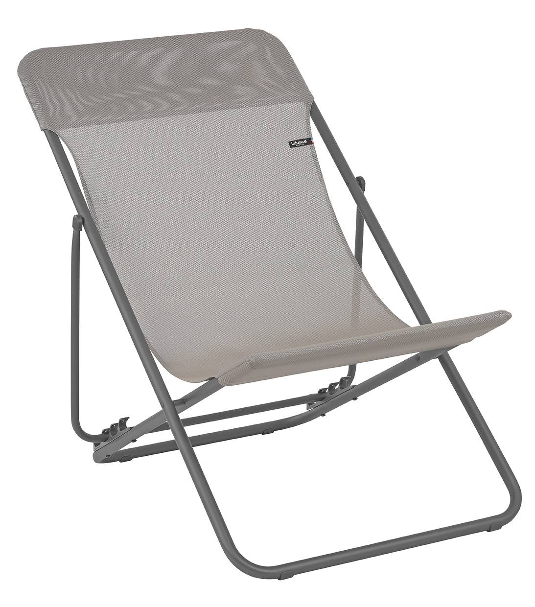 Lafuma-Mobilier - Maxi transat Batyline coloris Terre - L.94 x l.62 x H.83 cm - Image 1