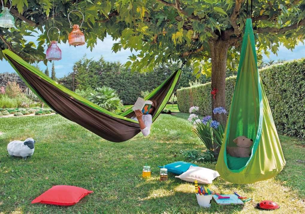 La Siesta - La Siesta - Nido-hamaca Joki Froggy para niño en algodón verde - Imagen 2