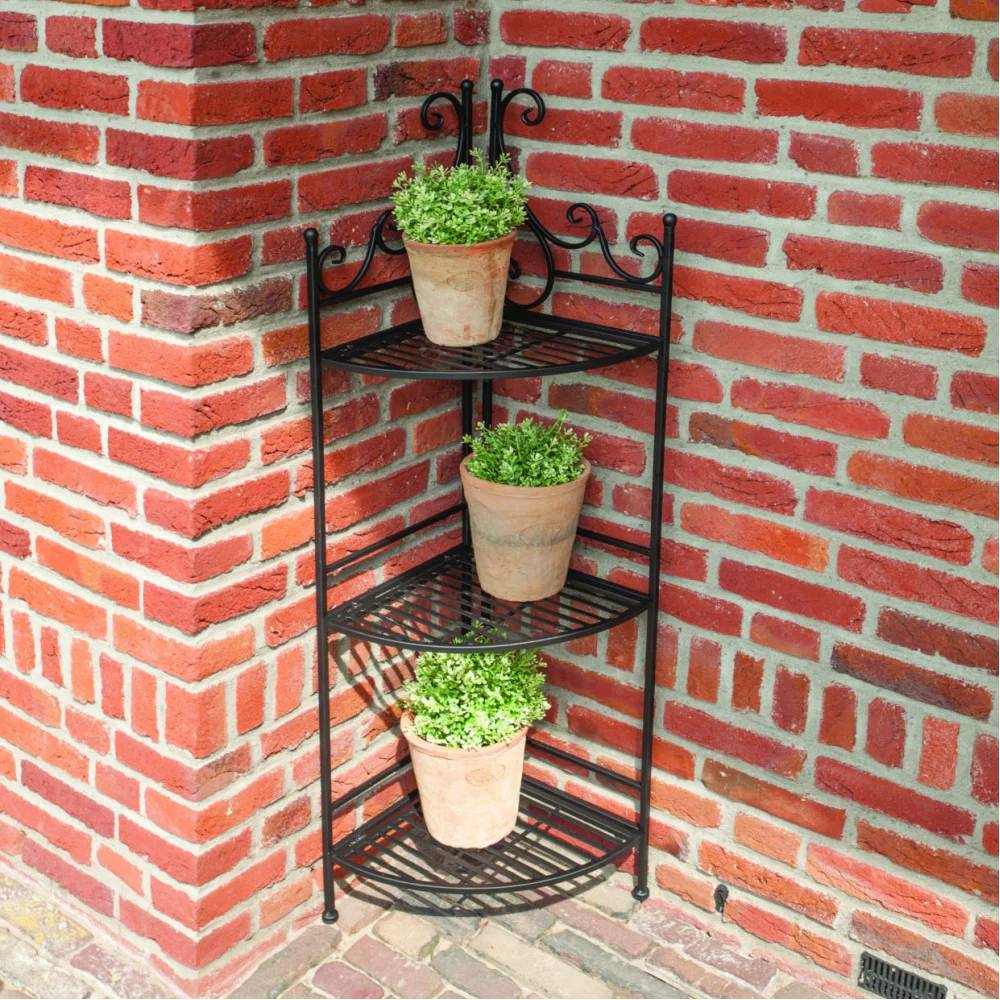 Esschert Design - Estante de esquina plegable - ESSCHERT DESIGN - Imagen 5