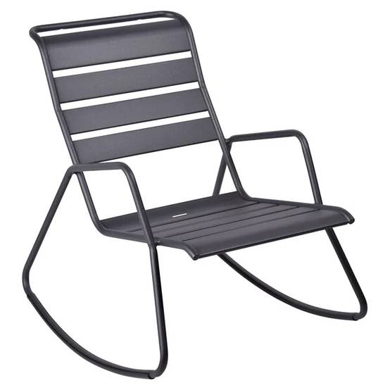 Fermob - Chaise à bascule de jardin acier carbone Monceau Fermob - Image 3