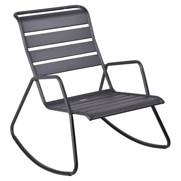 Fermob - Chaise à bascule de jardin acier carbone Monceau Fermob - Image 3
