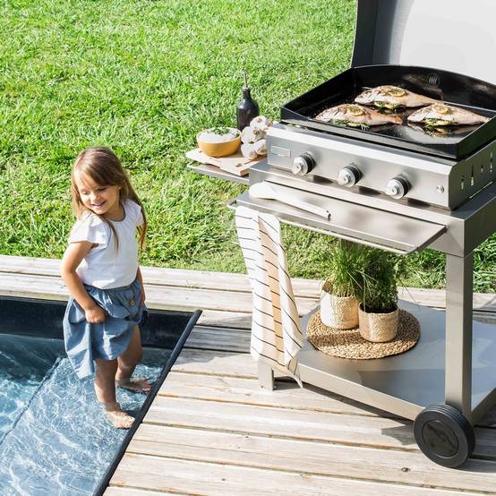 Le Marquier - Le Marquier - Plancha Exclusive Amalia 360 Inox au gaz - Image 4