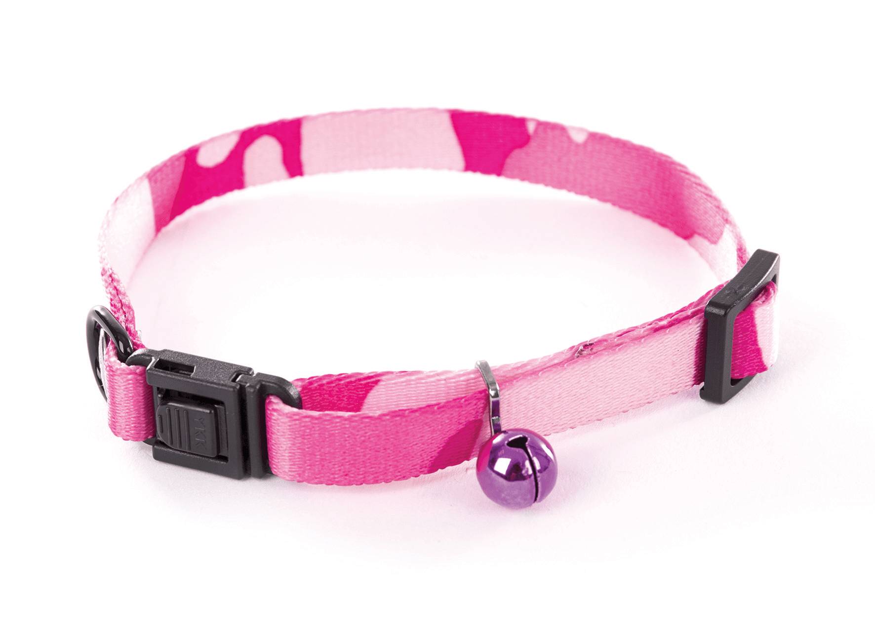 Martin Sellier - Martin Sellier - Collier camouflage chat rose 10-20/30 cm
