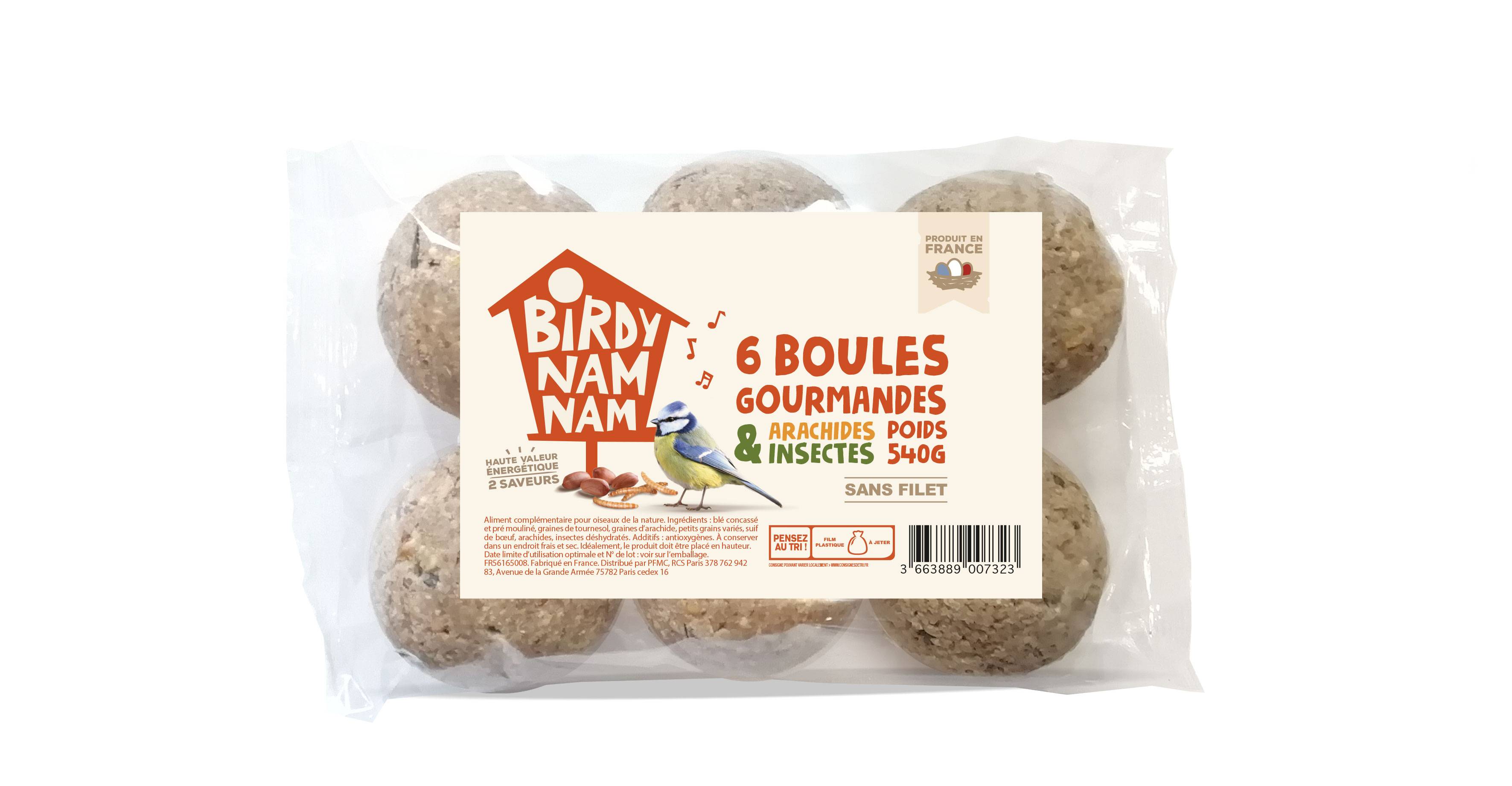 Birdy Nam Nam - BNN - BOULES DE GRAISSE *6 2 SAVEURS