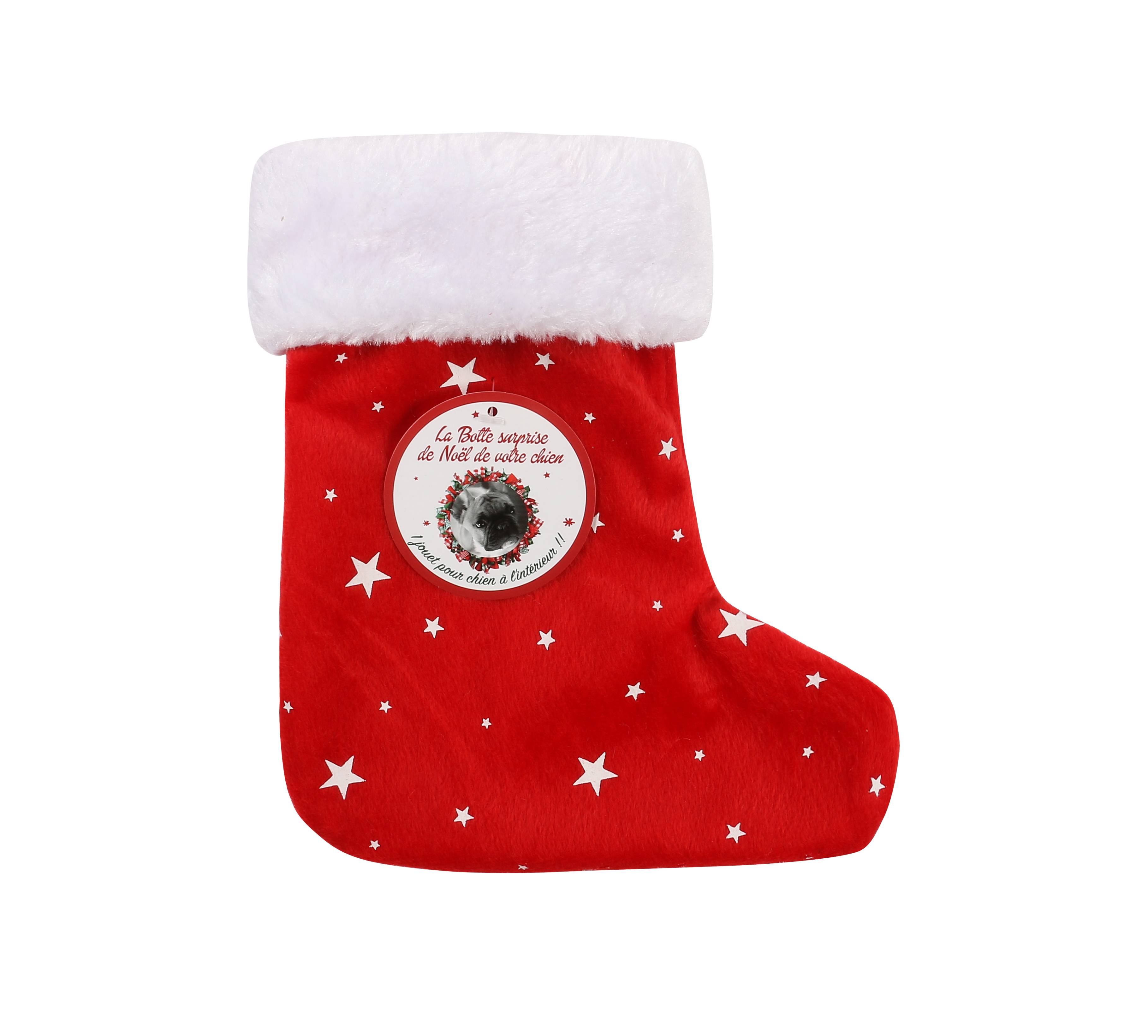Wouapy - Wouapy - Botte surprise de Noël pour chiens  - L.18 x l.3 x H.22 cm - Image 1