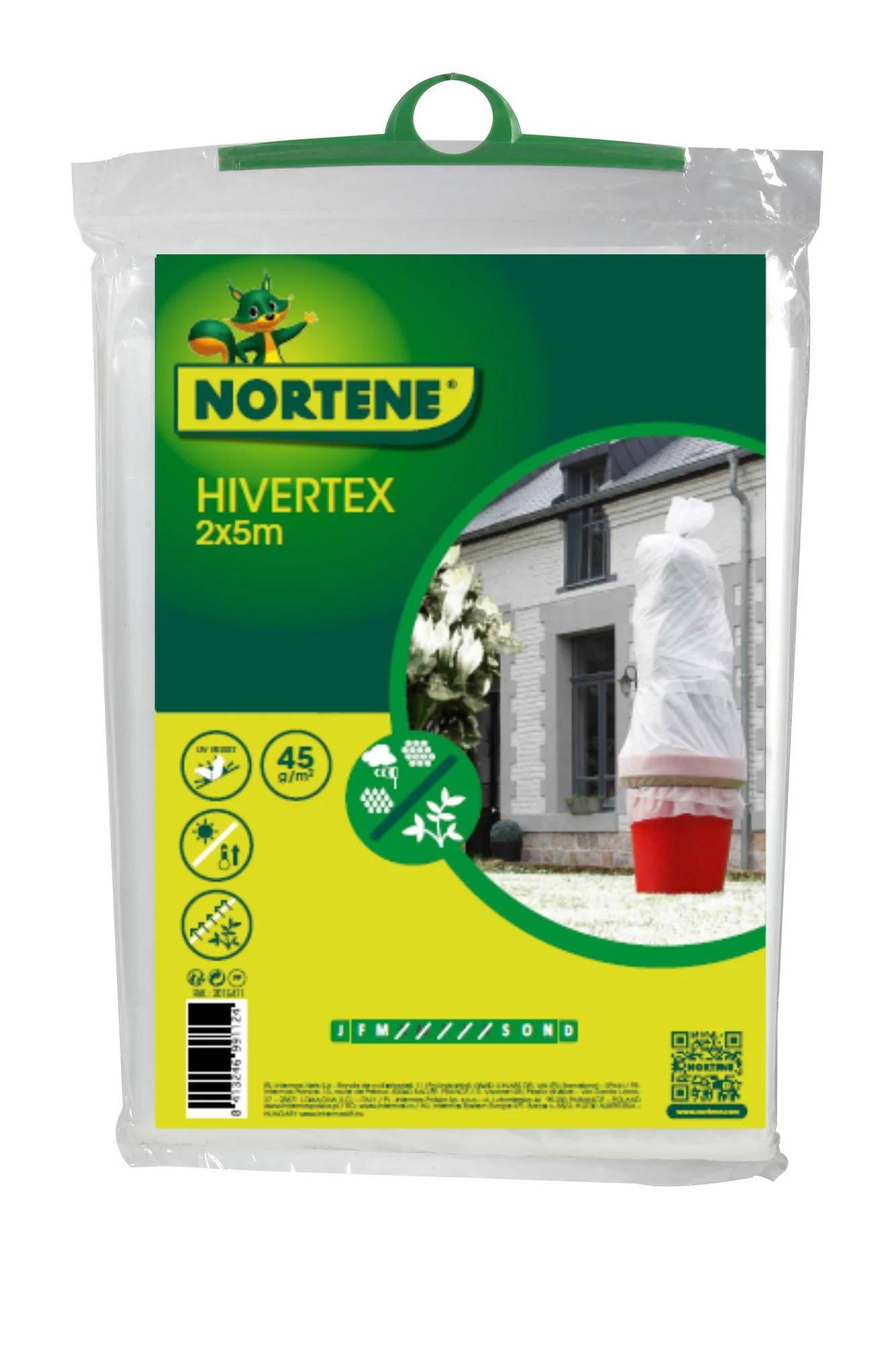 Nortène - Voile d'hivernage Hivertex L. 5 x l. 2 m 45 g/m² - Nortène - Imagen 1