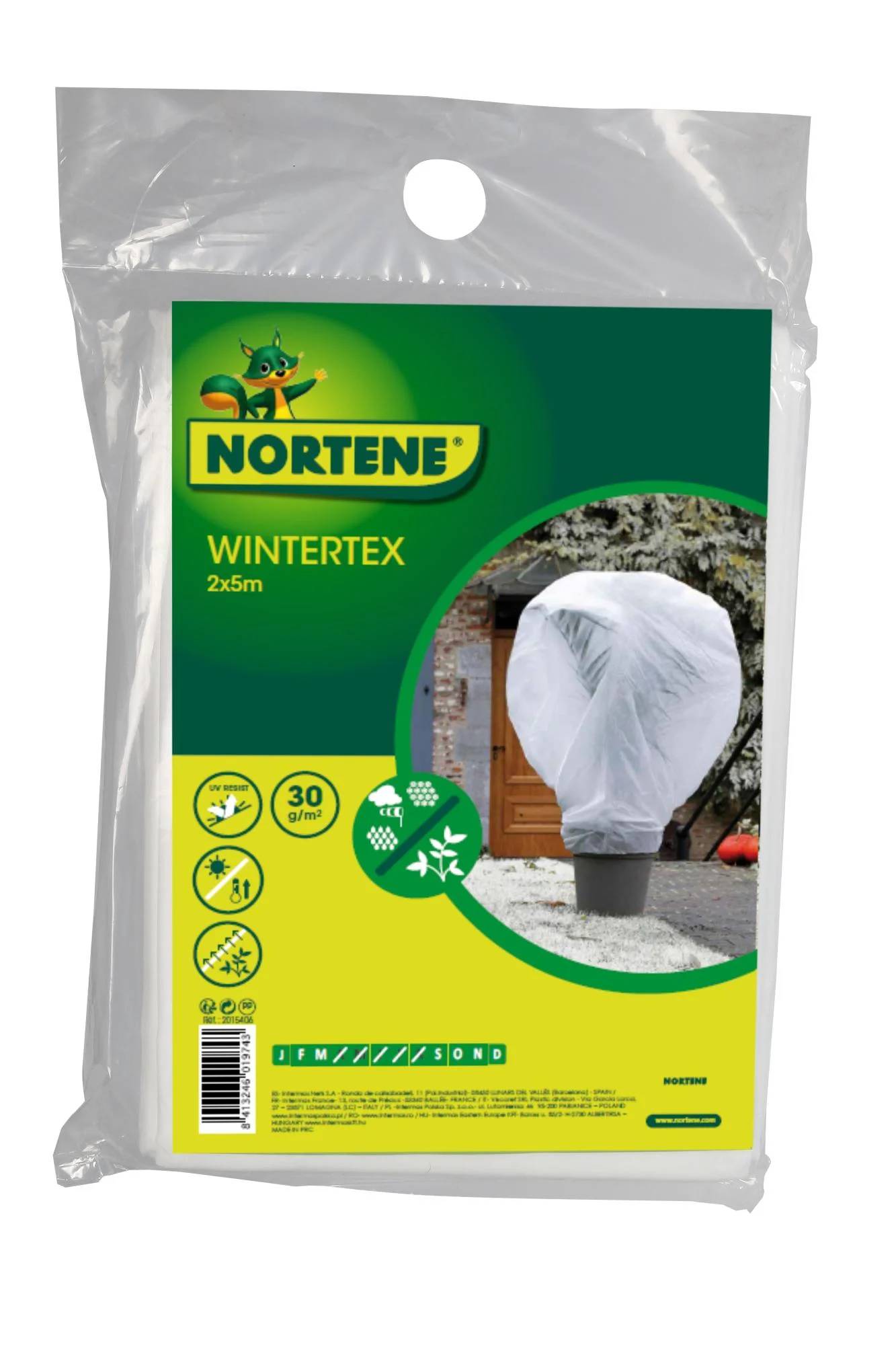 Nortène - Voile d'hivernage Wintertex L. 5 x l.2 m 30 g/m² - Nortène - Imagen 2
