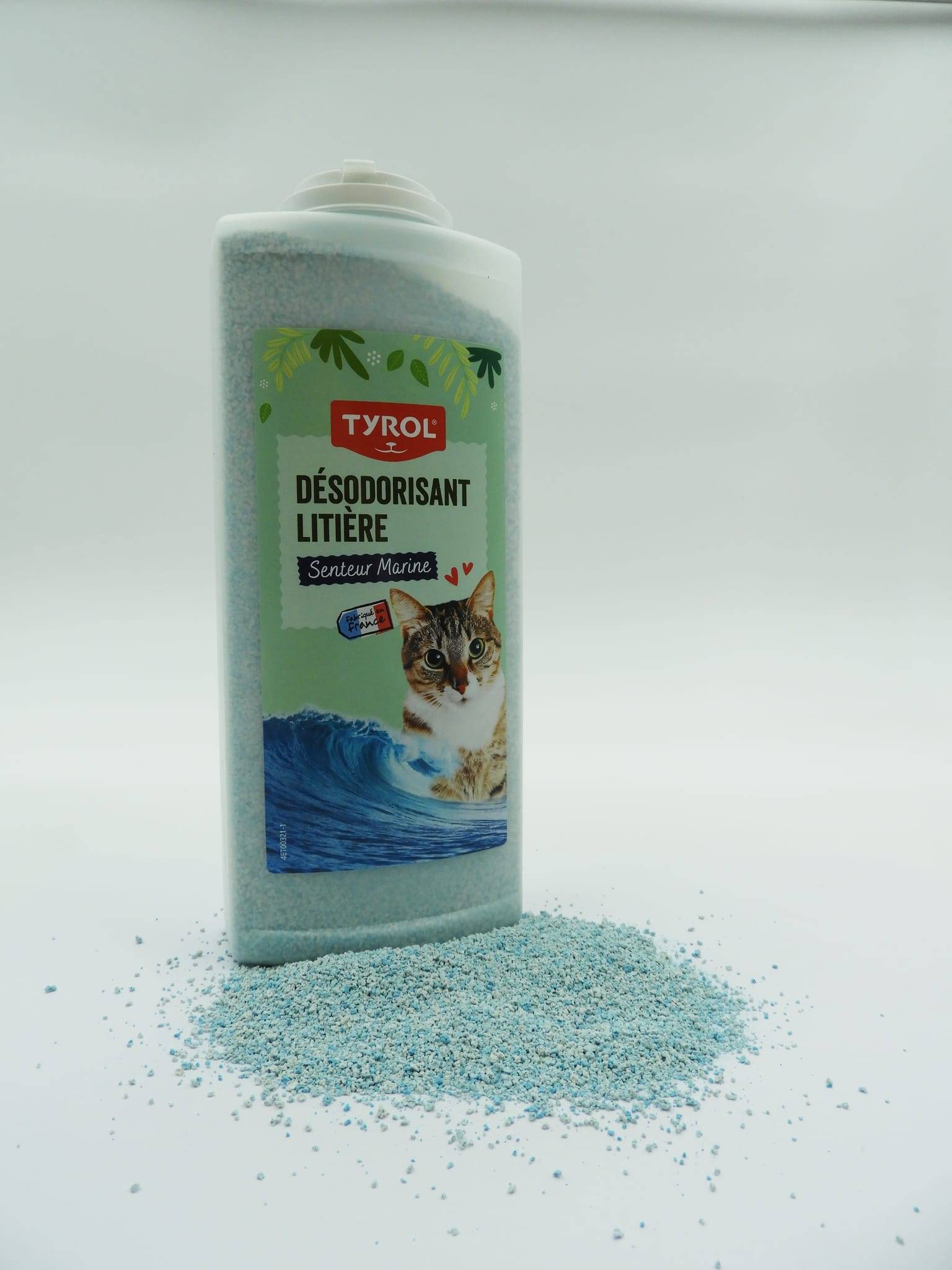 Tyrol - Désodorisant litière chat marine 700 ml Tyrol - Imagen 1