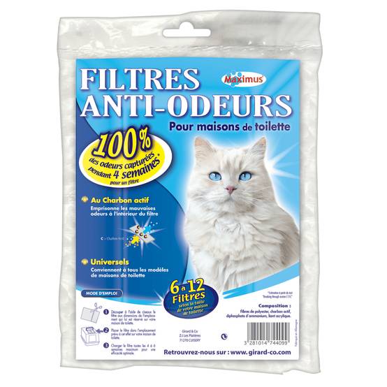 Tyrol - Filtres anti odeurs x3 Tyrol - L.15 x l.2,5 x H.25 cm - Image 3