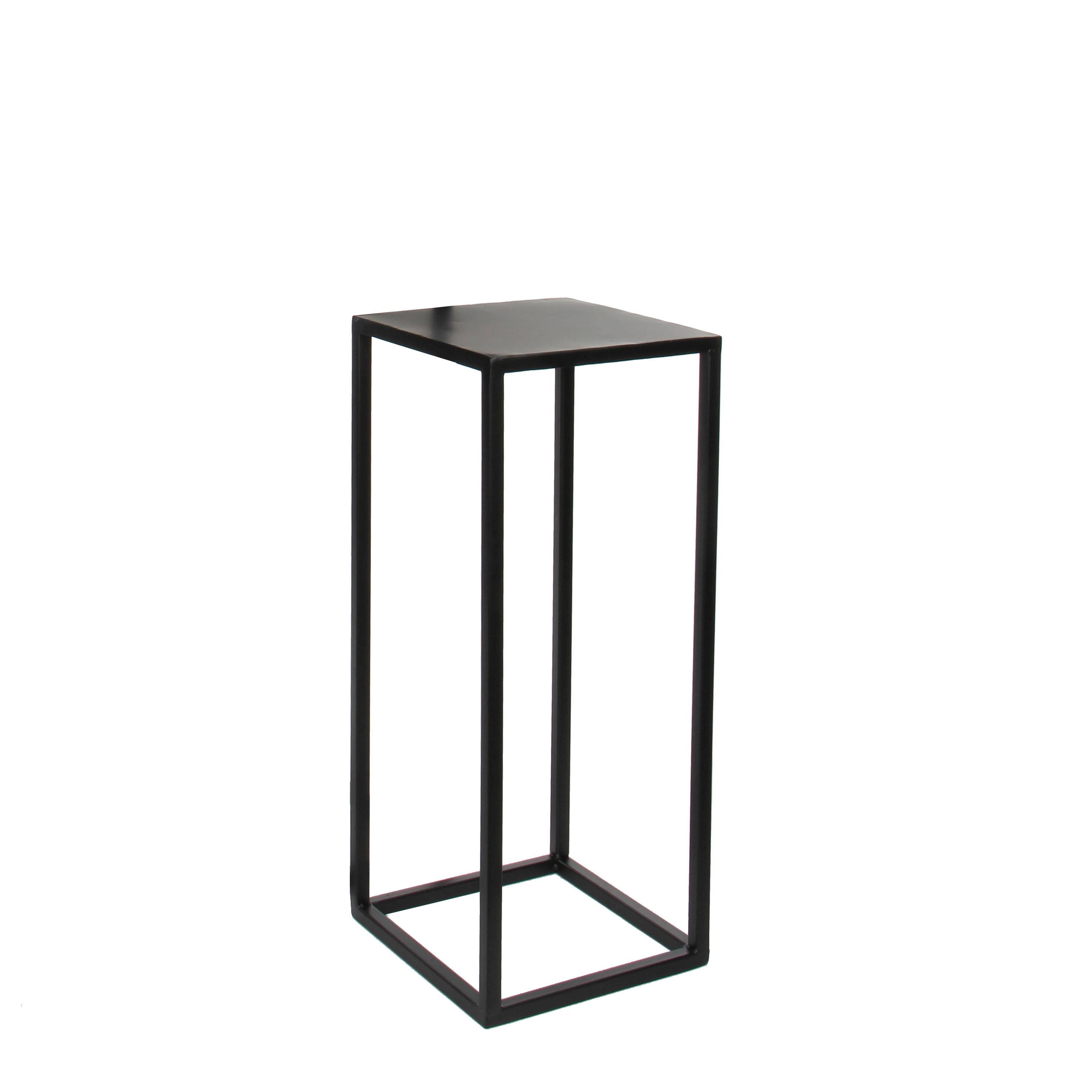 Mica Decorations - Table Goa noir - L.25 x l.25 x H.60 cm