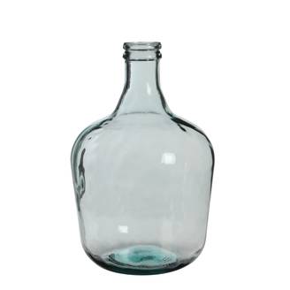 Mica Decorations - Bouteille Vase Verre Recyclé Transparent – MICA DECORATIONS